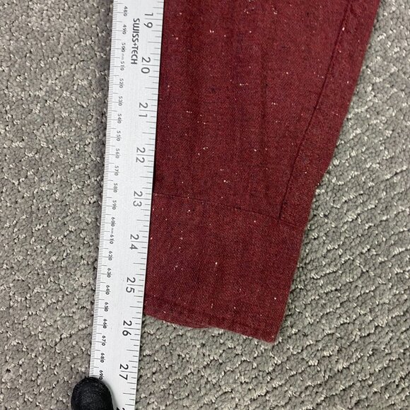 J. CREW Neppy Twill Shirt Men's Large Cranberry Red Brushed Flannel Button Down - Picture 16 of 16
